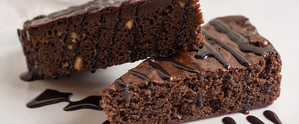 Homemade chocolate brownies