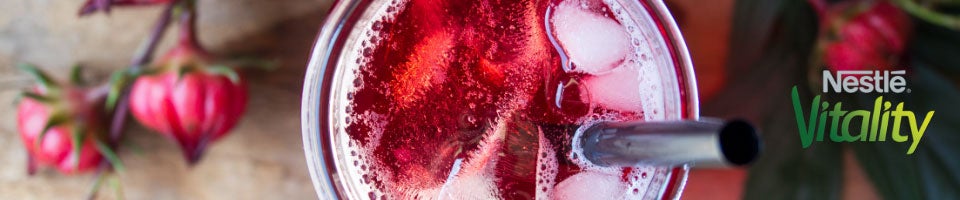 Vitality Hibiscous Watermelon lemonade