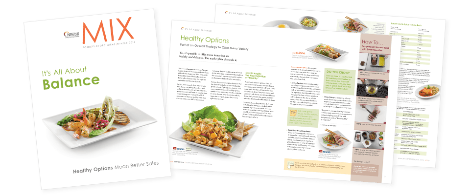 It's All About Balance Mix Magazine Cover and Interior