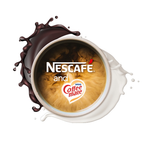 NESCAFE coffee and coffee mate creamers