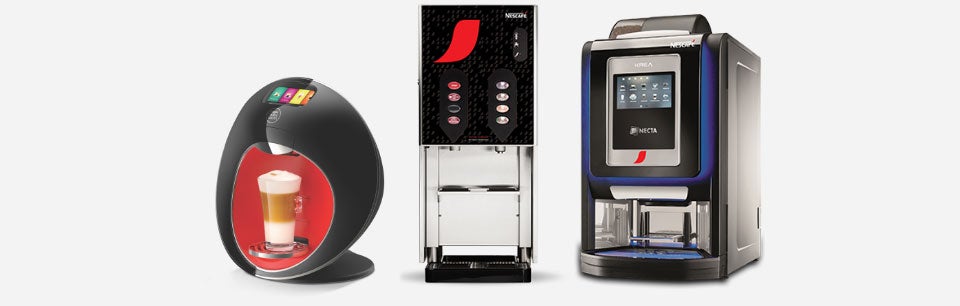 Set of 3 coffee machines