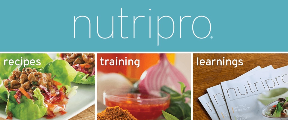 Photo of a Nutripro recipe, training, magazine