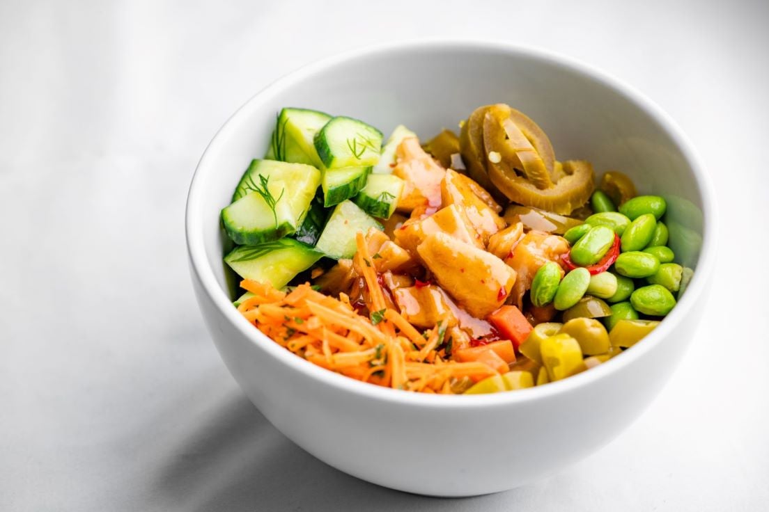 Good Bowl with Vegan food