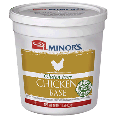 Minor’s Gluten Free Chicken Base made with Natural Ingredients**