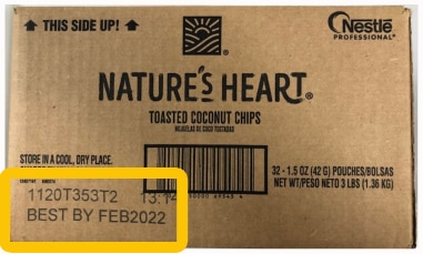 Nature's Heart Toasted Coconut Chips Recall Case