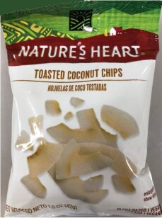 Nature's Heart Toasted Coconut Chips Recall Front of Package