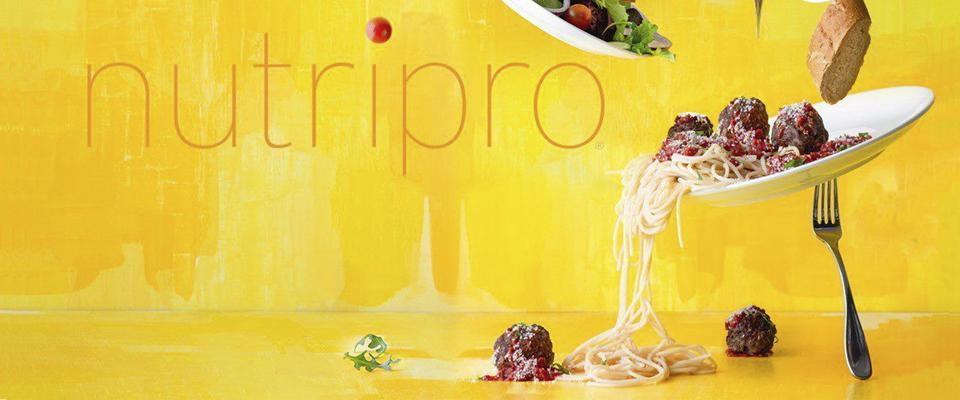 Plate of spaghetti tipping and falling