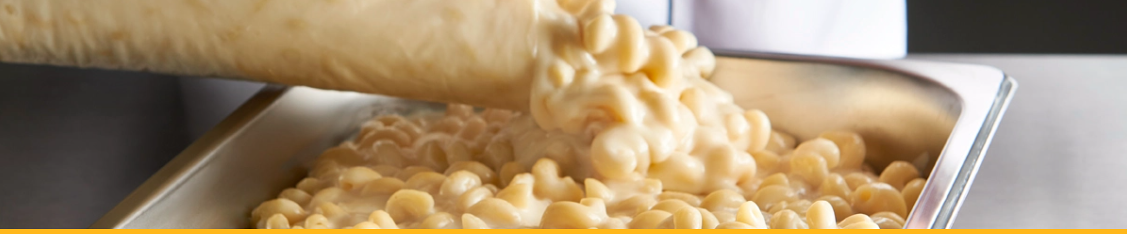 Stouffers Macaroni and Cheese in a metal pan