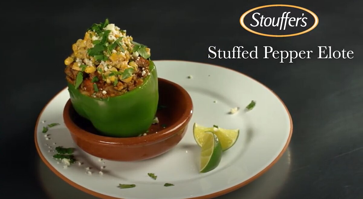 Stouffers Stuffed Pepper Elote