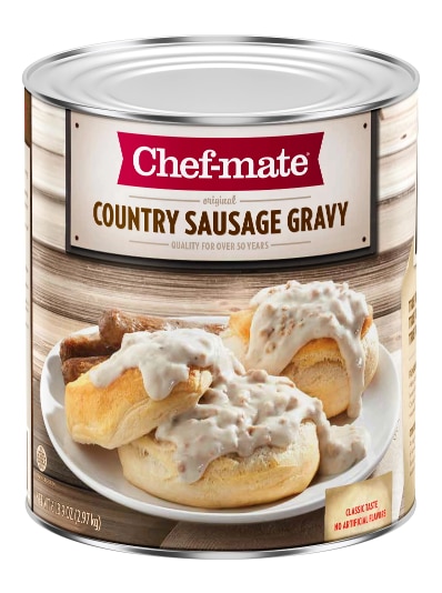 Chef-mate country sausage gravy image for article page