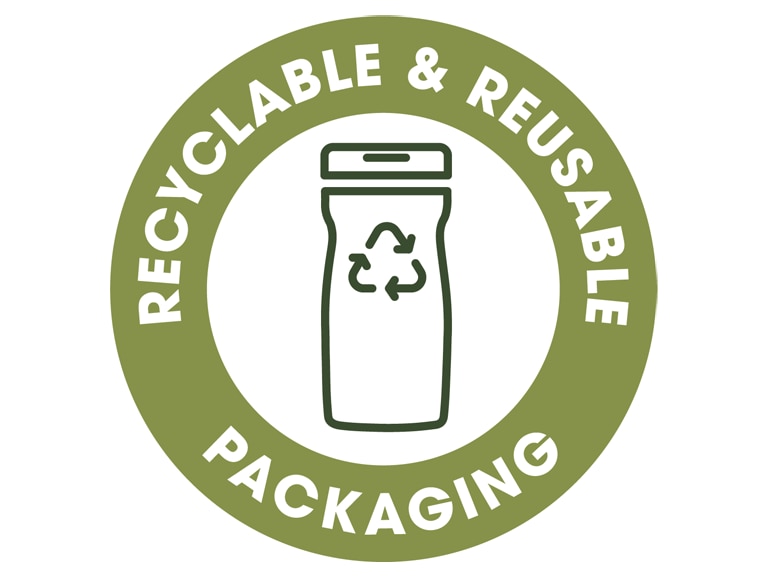 Recyclable and Reusable icon