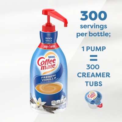 coffee mate french vanilla pump bottle creamer