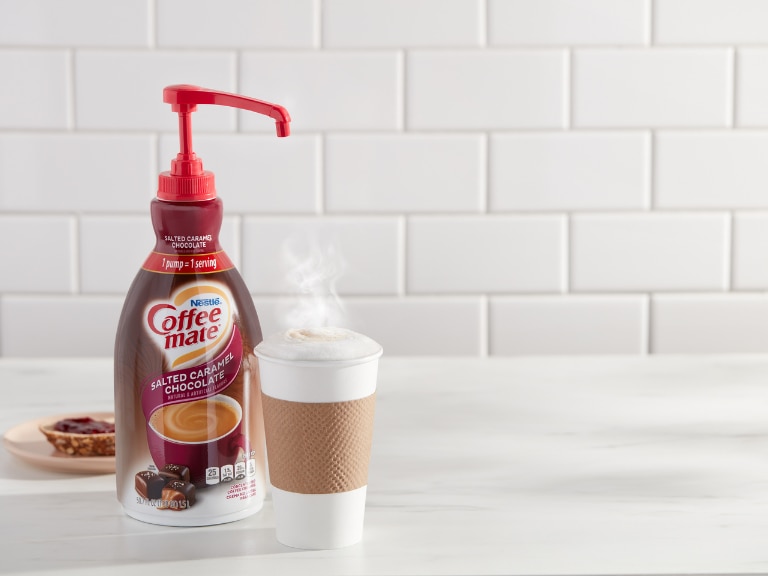 coffee mate salted caramel pump bottle