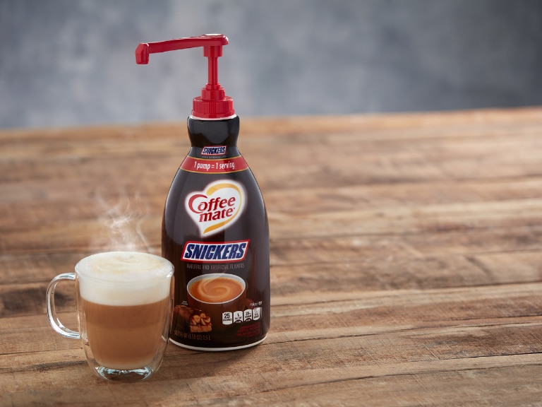 coffee mate snickers pump bottle