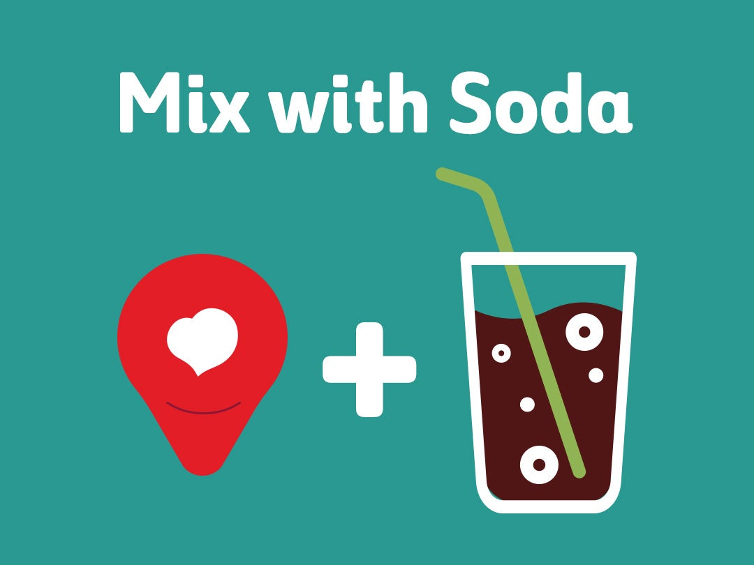 mix with soda dirty soda