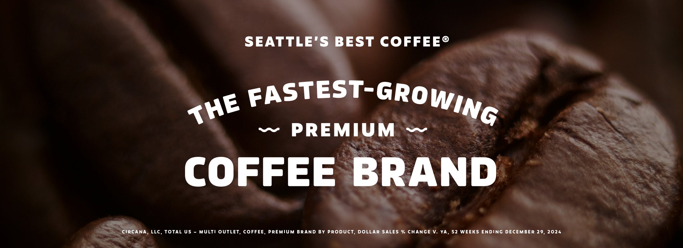 Seatlle's Best Coffee coffee beans in background