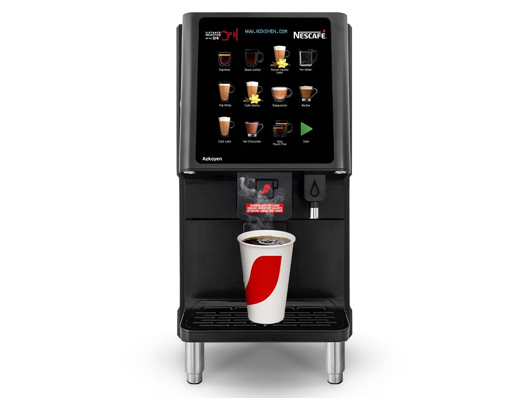 Nescafé Core Barista offers over 10 unique  café-style beverage options, hot or iced.