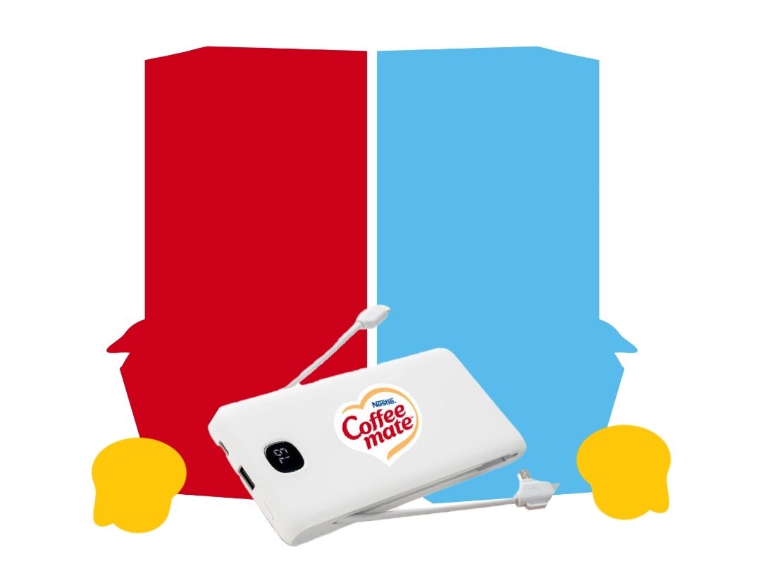 Convos over Coffee portable chargers