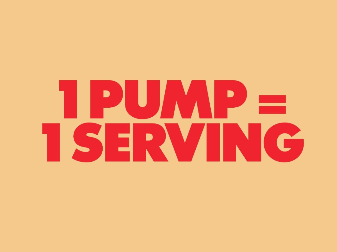 Coffee mate one pump one serving