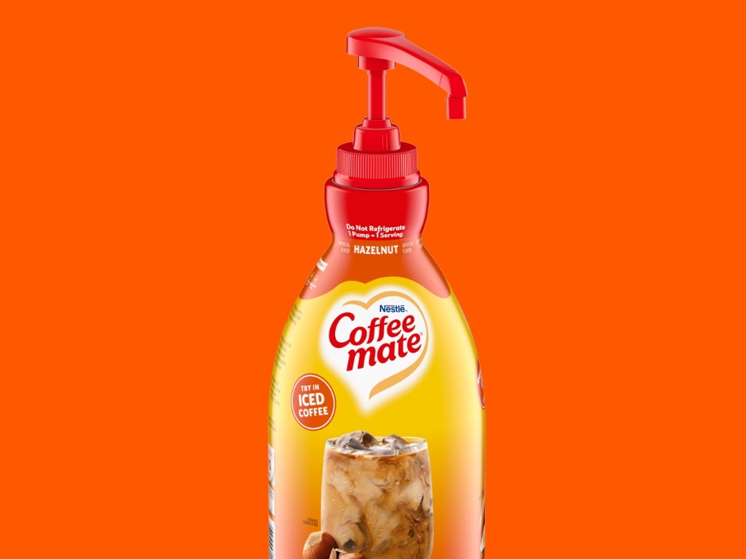 Coffee mate hazelnut pump