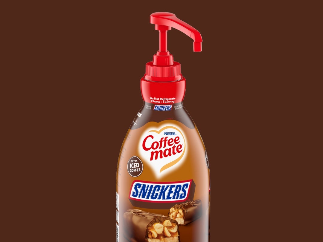 coffee mate snickers pump bottle