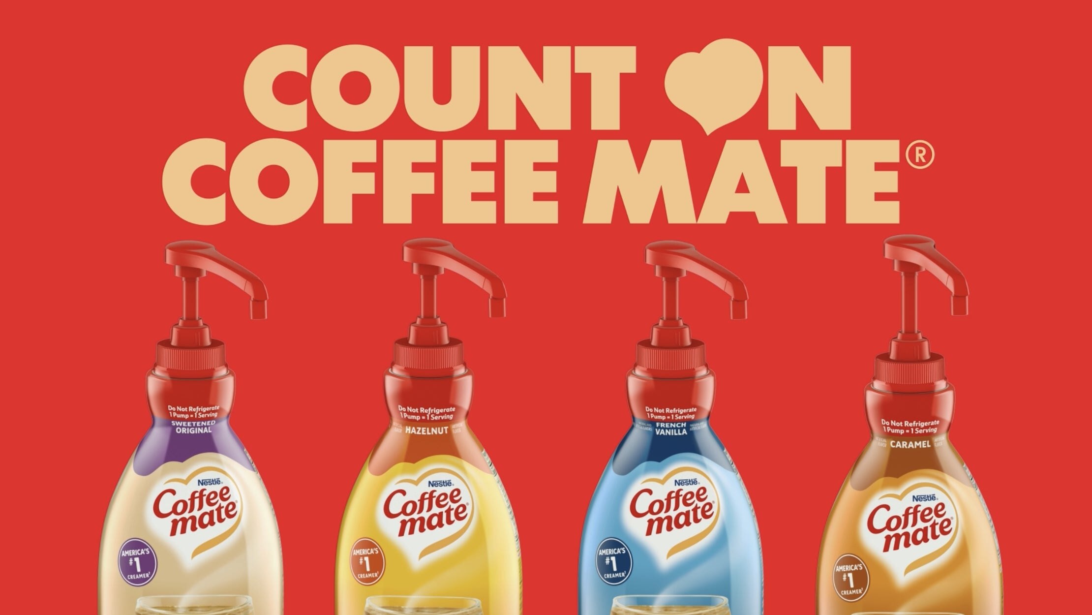 Coffee mate pumps that perform
