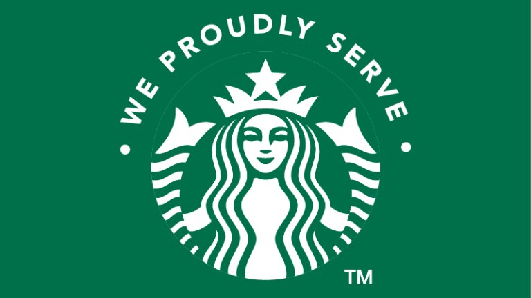 Starbucks we proudly serve logo
