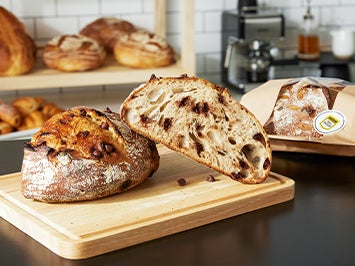 sourdough bread with chocolate morsels