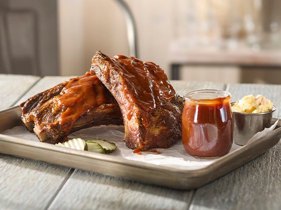 libbys pumpkin sauce on ribs