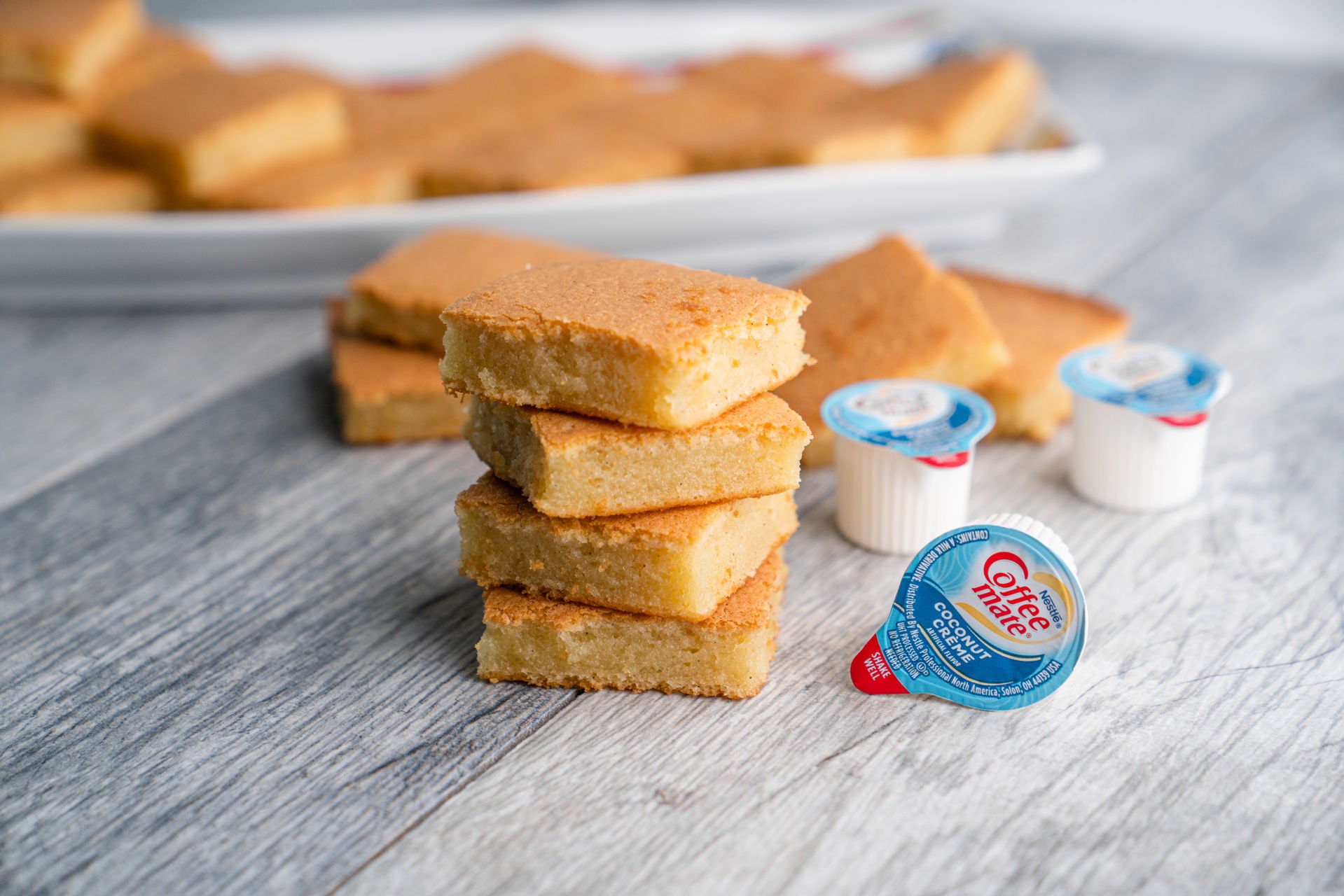 Coconut Butter Mochi Cake