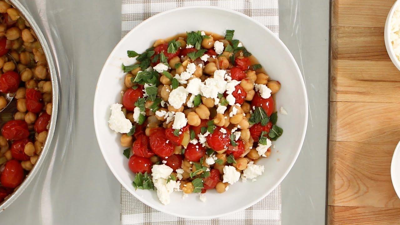 Braised Chickpeas With Mint & Feta | Minor's® Classical Reductions