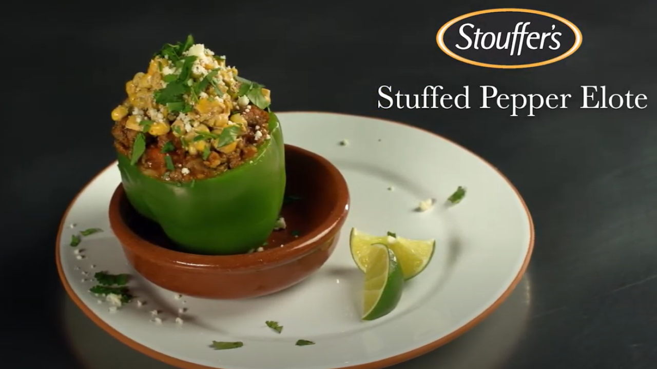 Stouffers Stuffed Pepper Elote