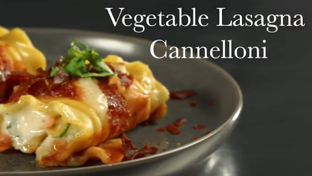 Stouffers Vegetable Lasagna Cannelloni Video