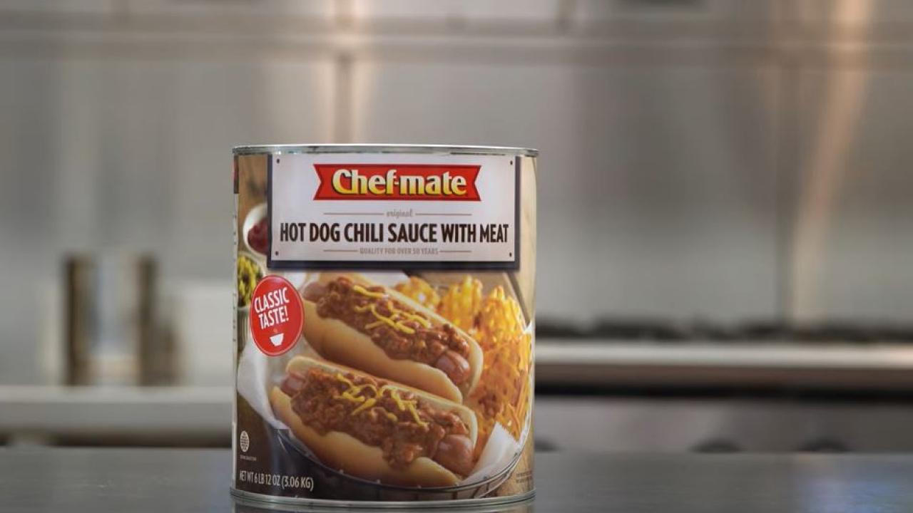 Chef-mate Hot Dog Chili Sauce with Meat Video Still