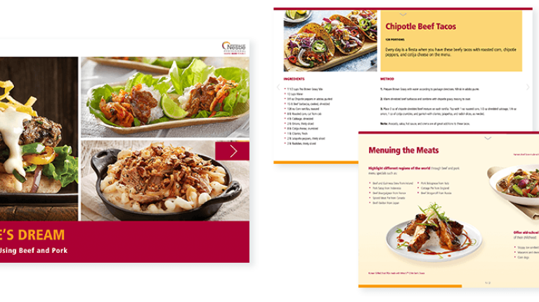 Nestlé Professional Beef & Pork Recipe eBook