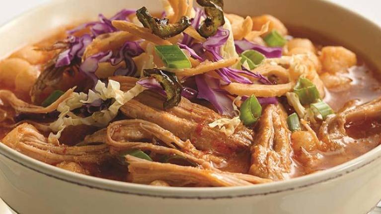 Bowl of pozole