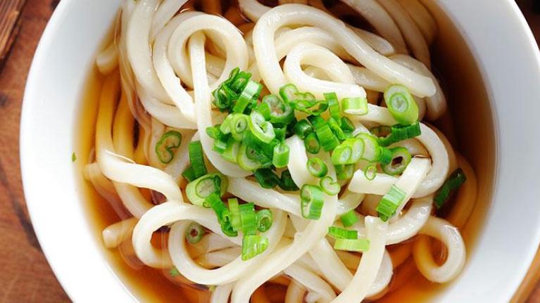 Bowl of udon noodles