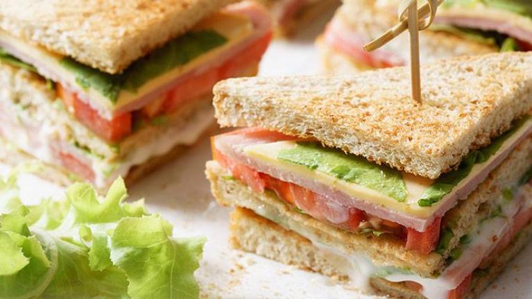 Snack-sized mini sandwiches