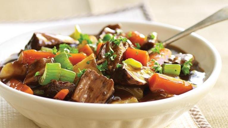 Bowl of beef stew