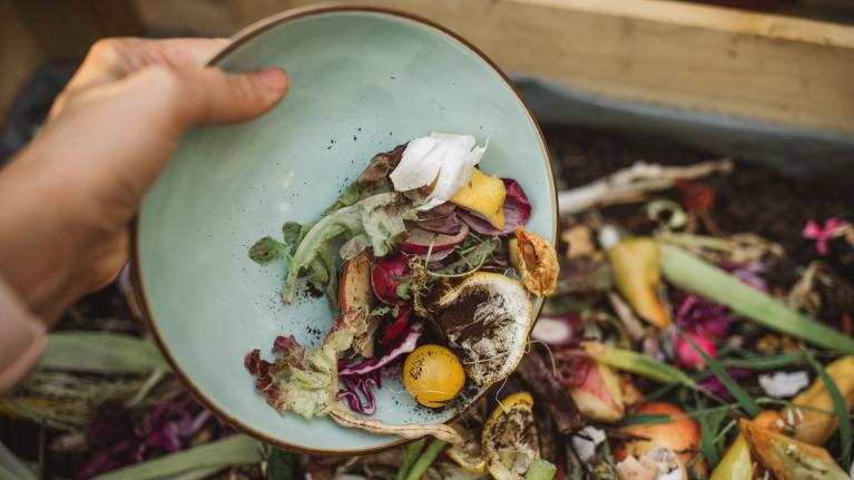 Composting food waste
