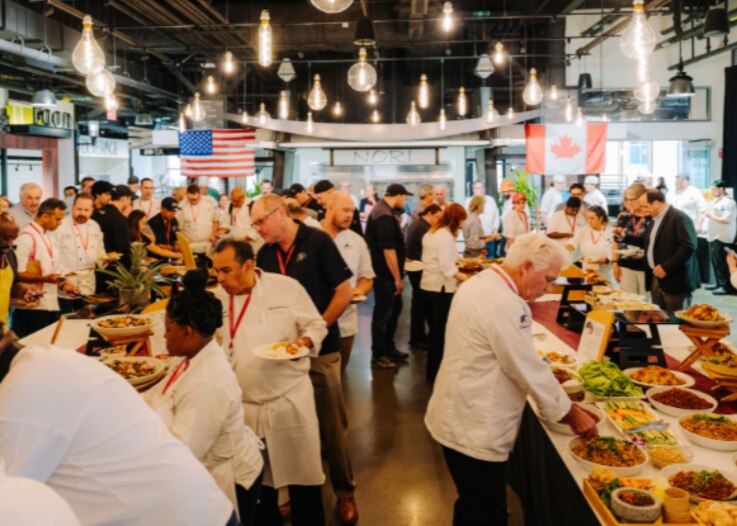 people attending the chef culinary conference