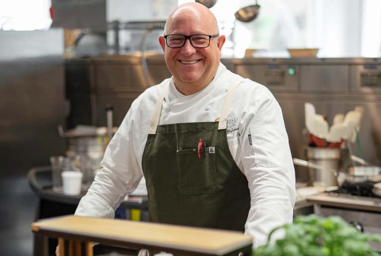 One of our chefs at work.