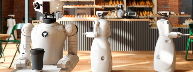 Robots carrying tray 2023 Trend Report