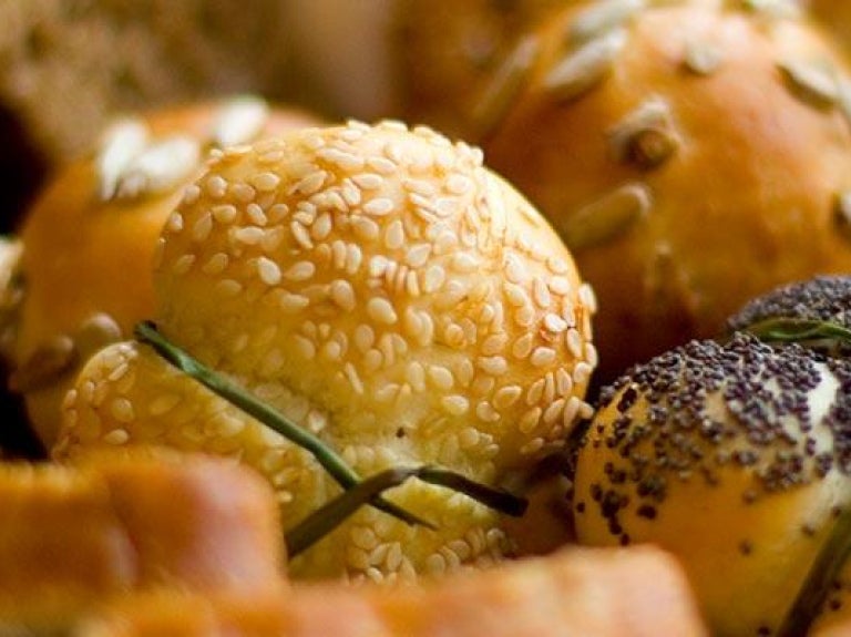 Assortment of breads