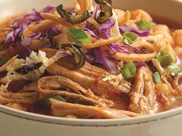 Bowl of pozole