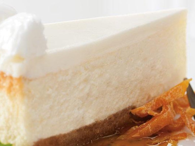 Plate of cheesecake