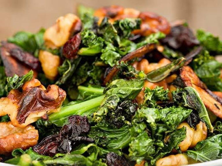 Bowl of kale salad