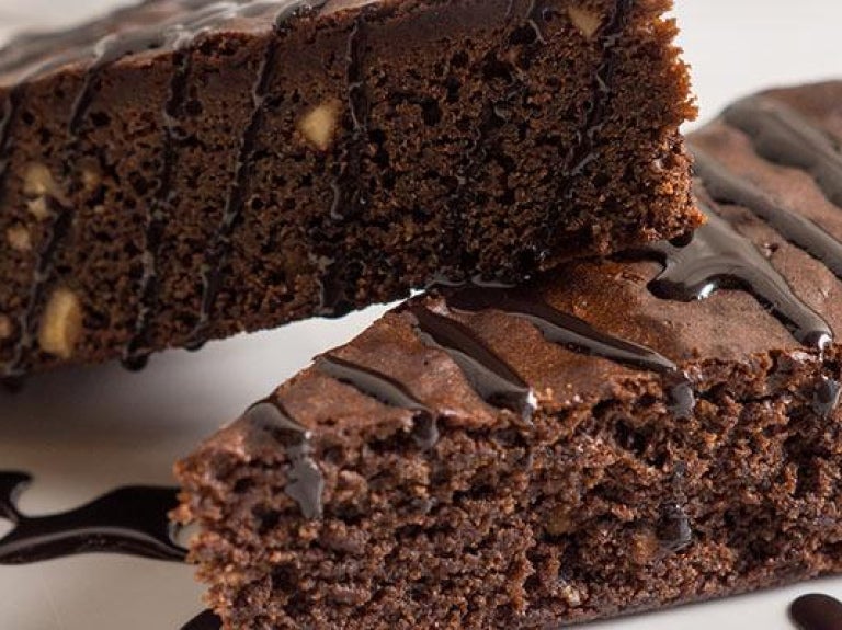 Homemade chocolate brownies