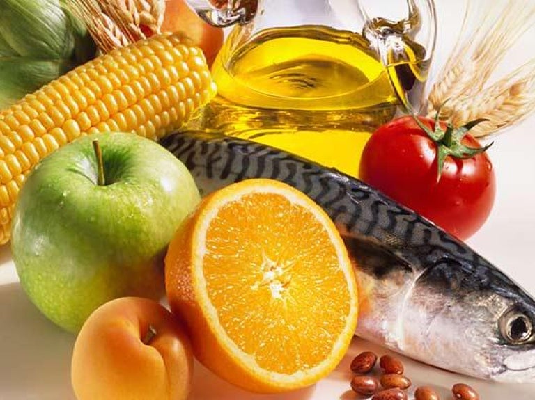 Assortment of healthful cuisine