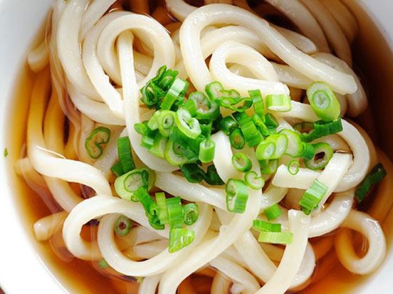 Bowl of udon noodles